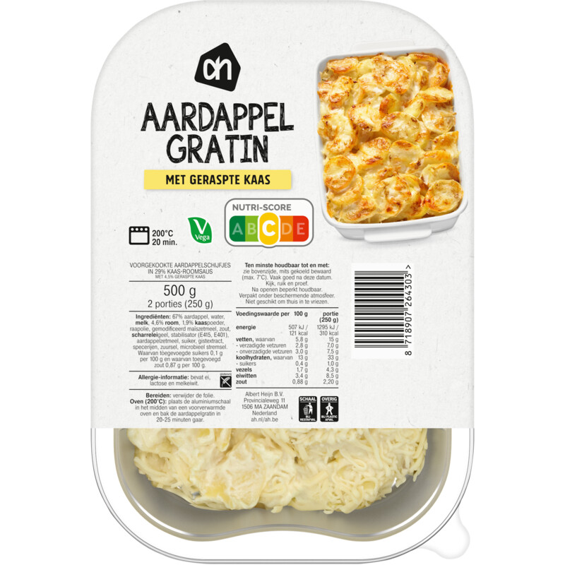 AH Aardappelgratin naturel
