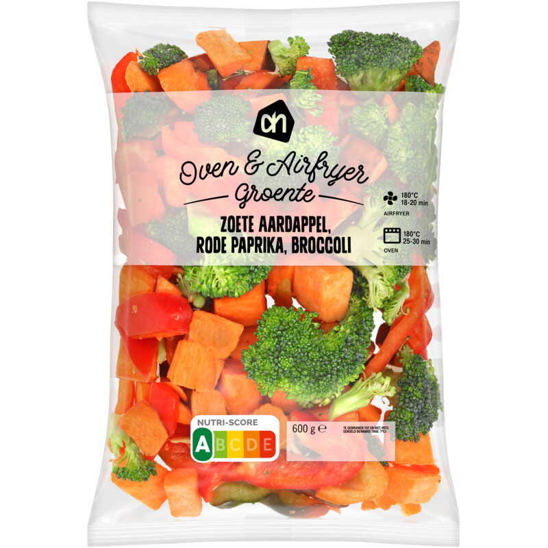 AH Oven & airfryer groente zoete aardappel
