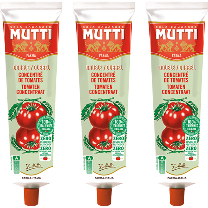 Mutti Tomaten concentraat dubbel 3-pack