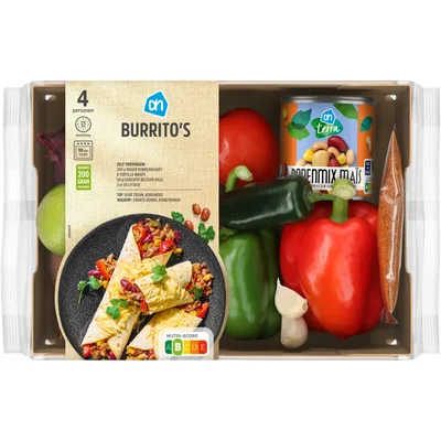 AH Burrito's verspakket