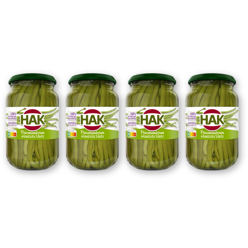 Hak Haricots verts 4-pack