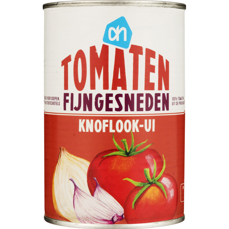 AH Tomaten fijngesneden knoflook-ui