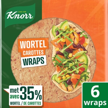 Knorr Wortel wraps met 35% wortel