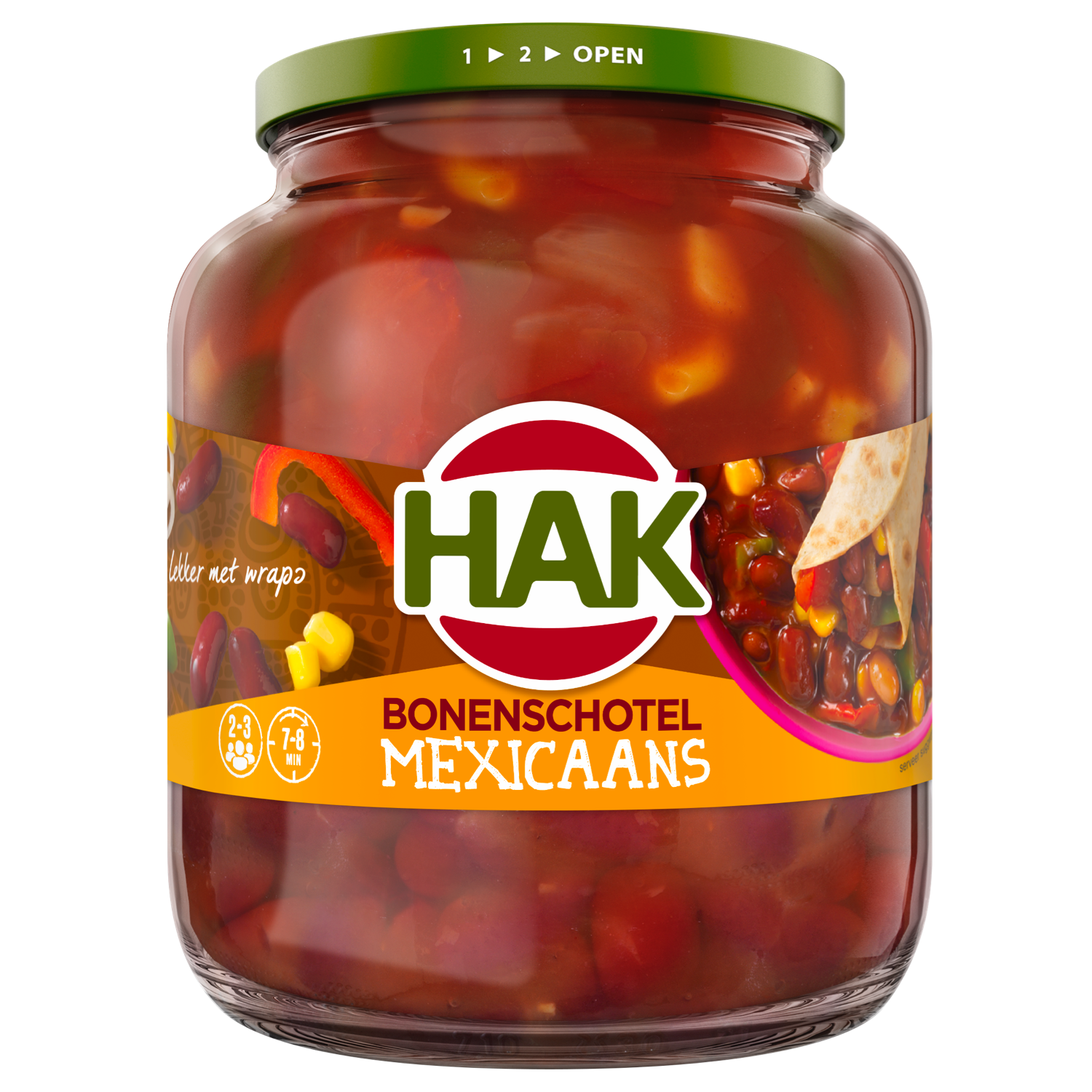 Hak Bonenschotel Mexicaans