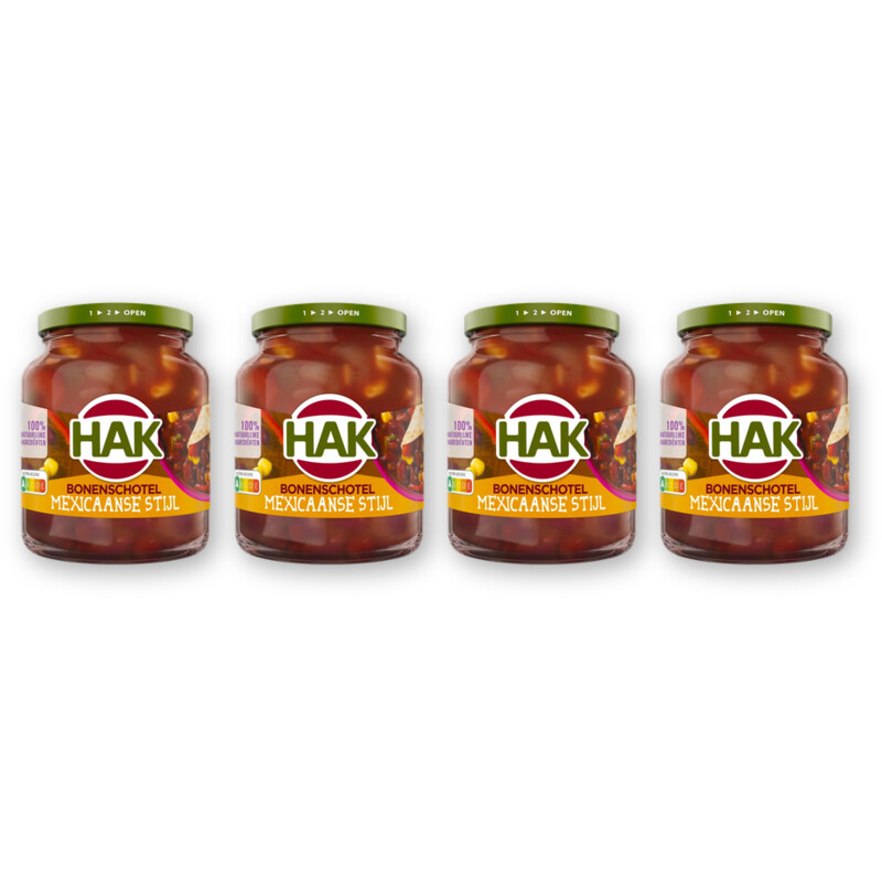 Hak Bonenschotel Mexicaans 4-pack