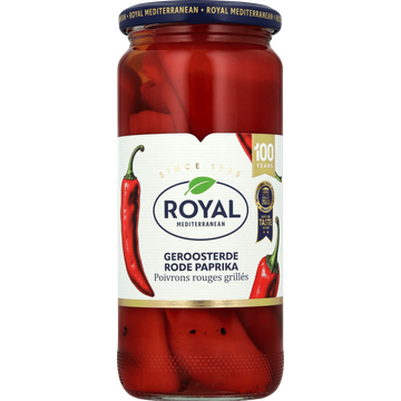 Royal Geroosterde rode paprika