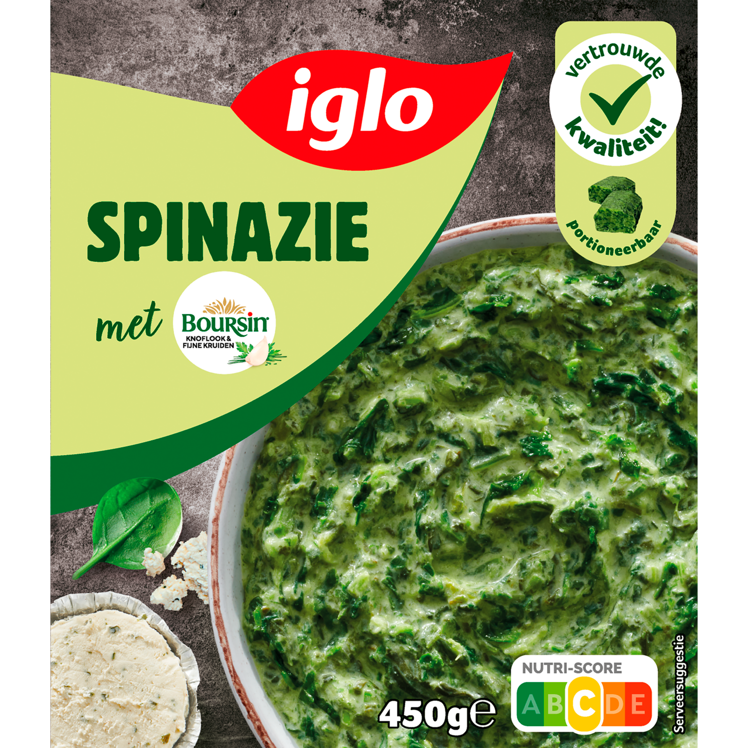 Iglo Spinazie met boursin