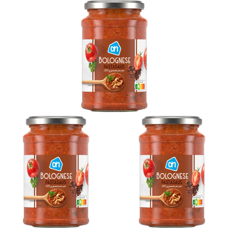 AH AH Pastasaus bolognese 3-pack