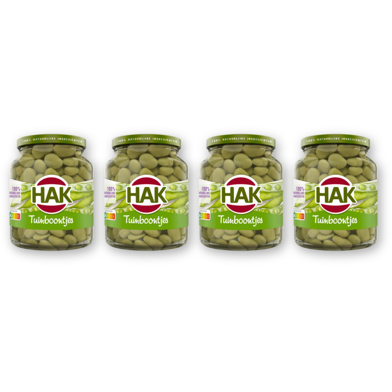 Hak Tuinboontjes 4-pack