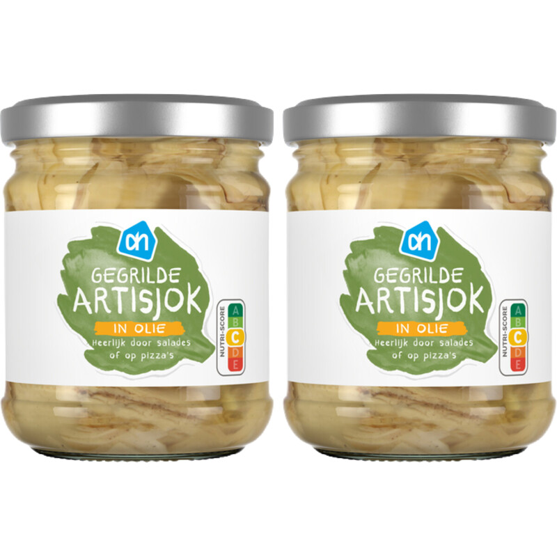AH Gegrilde artisjok in olie 2-pack