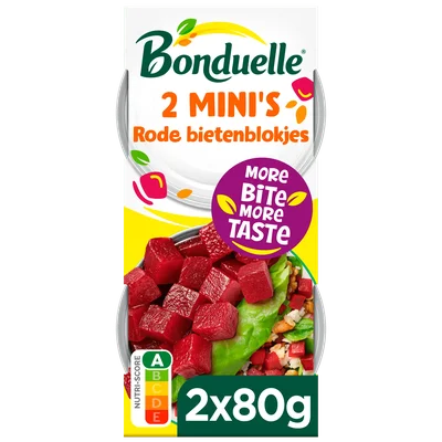 Bonduelle Rode bietenblokjes 2 mini's