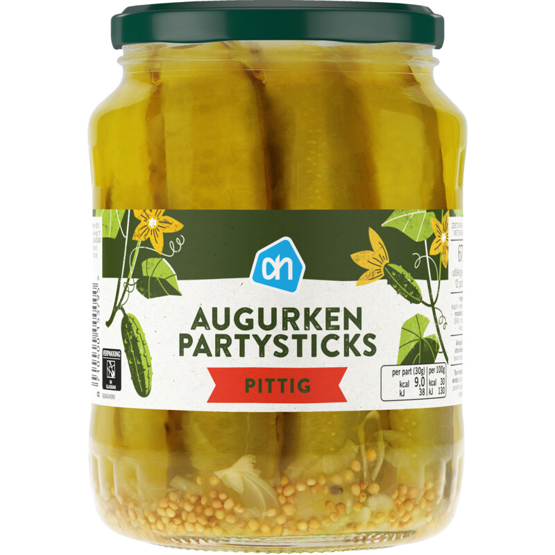 AH Augurken partysticks pittig