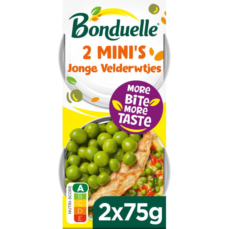 Bonduelle Jonge velderwtjes 2 mini's