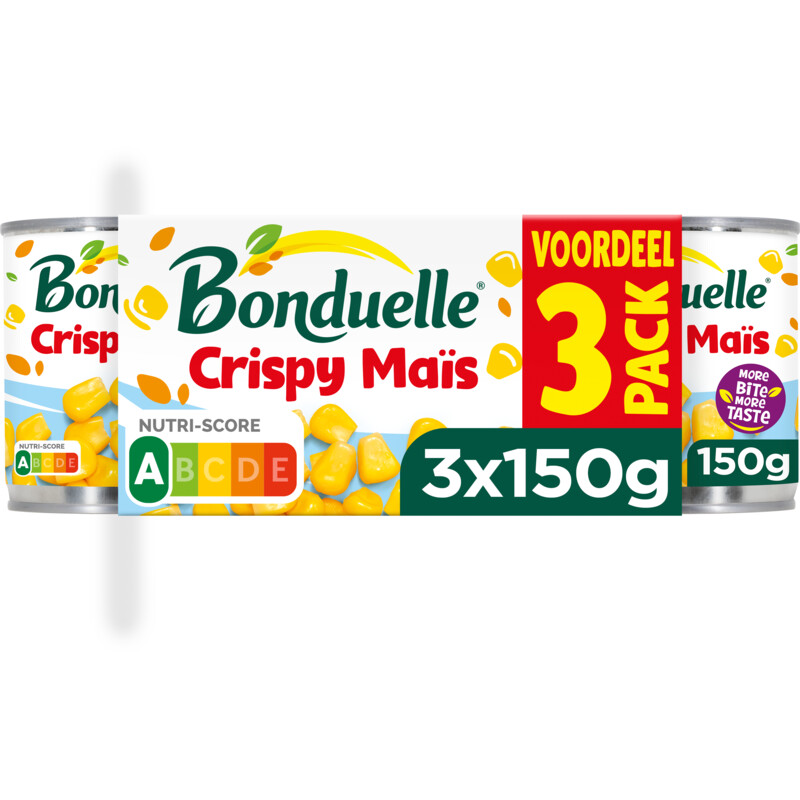 Bonduelle Crispy maïs 3-pack voordeel