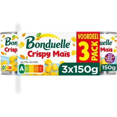Bonduelle Crispy maïs 3-pack voordeel