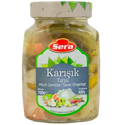 Sera Karisik Tursu (gemengde groente in zuur)