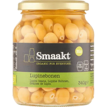 Smaakt Lupine bonen