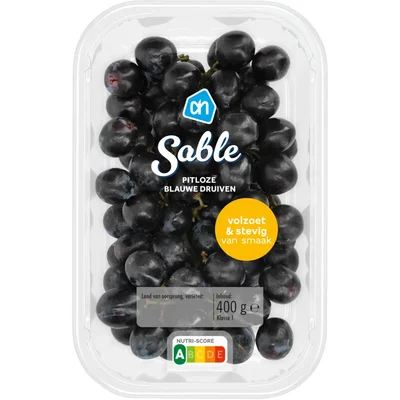 AH Sable pitloze blauwe druiven