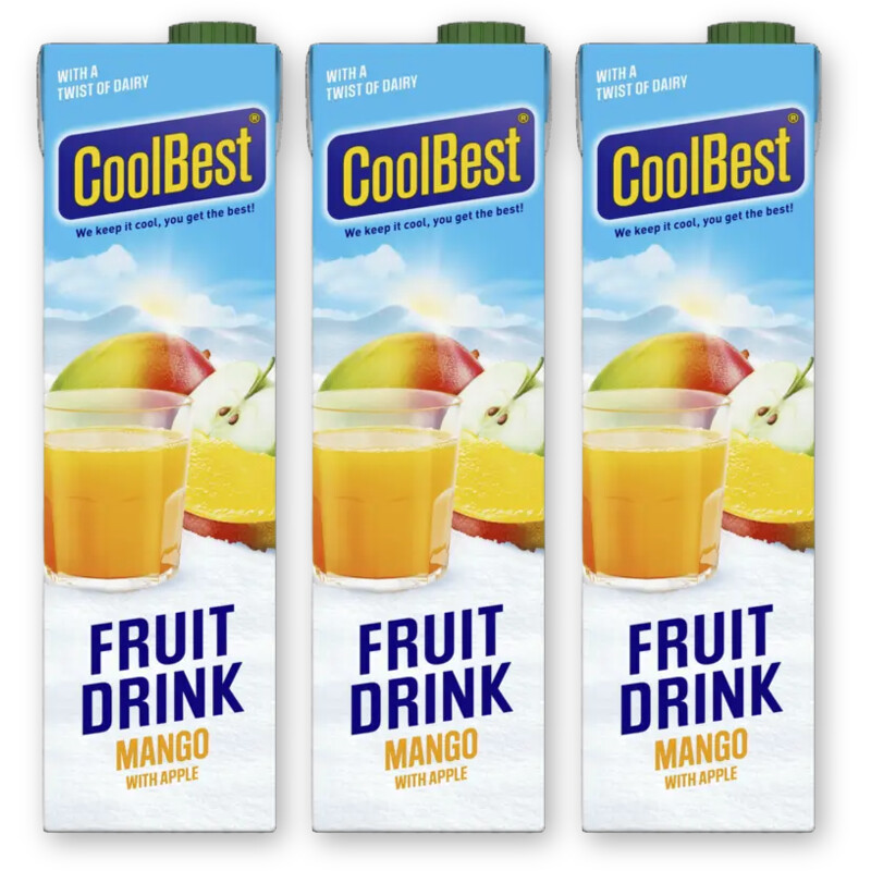 CoolBest Fruit drink mango 3-pack