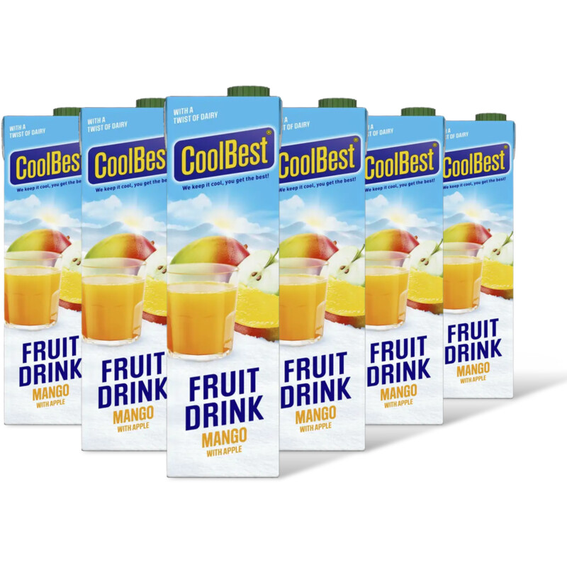 CoolBest Fruit drink mango 6-pack
