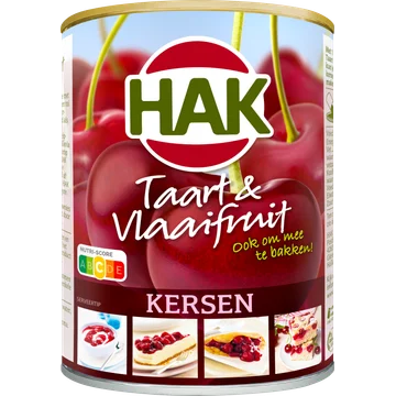 Hak Taart & vlaaifruit kersen