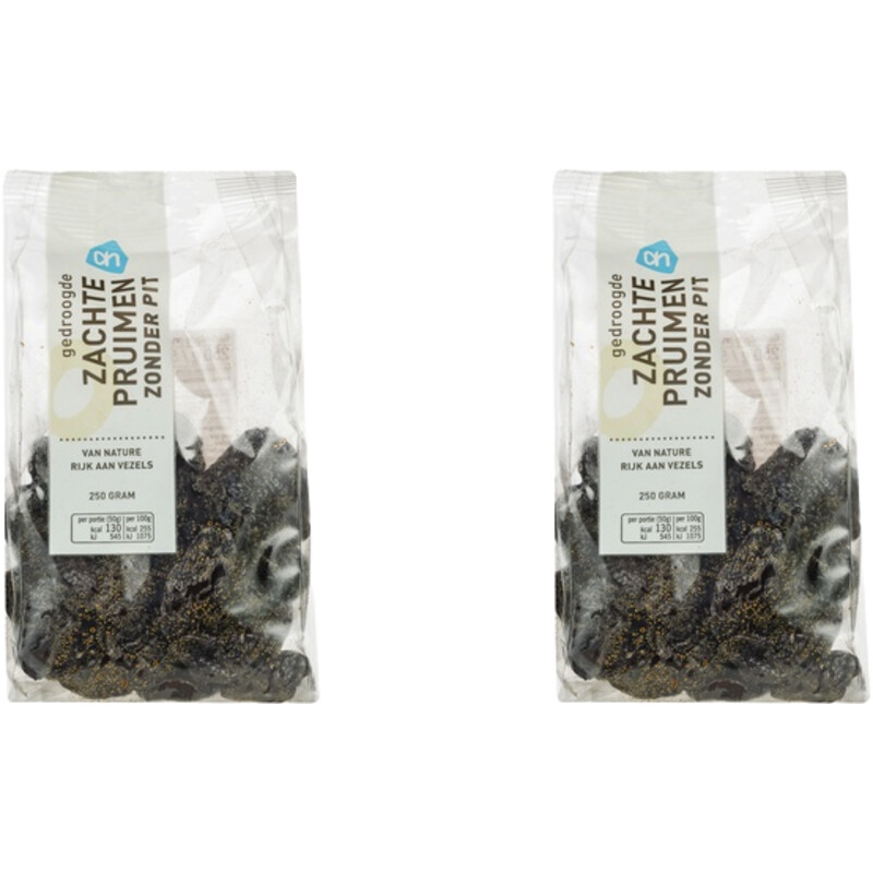 AH Zachte pruimen zonder pit 2-pack