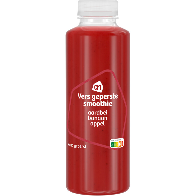 AH Vers geperste smoothie aardbei banaan