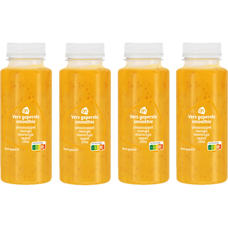 AH Verse smoothie sinaasappel mango 4-pack