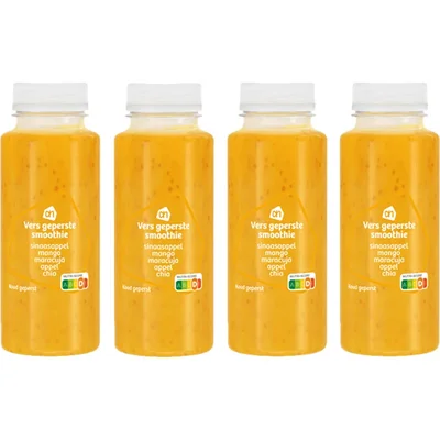 AH Verse smoothie sinaasappel mango 4-pack