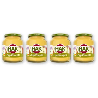 Hak Appelcompote 4-pack