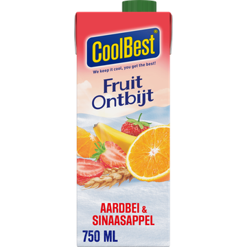 CoolBest Fruit ontbijt sinaasappel & aardbei