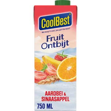 CoolBest Fruit ontbijt sinaasappel & aardbei
