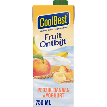CoolBest Fruit ontbijt perzik, banaan & yoghurt