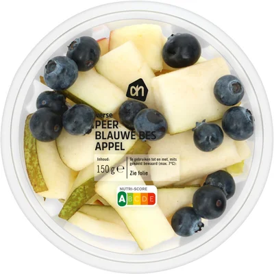AH Verse peer blauwe bes appel