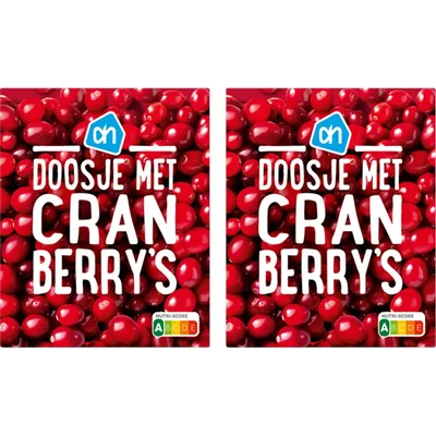 AH Doosje met cranberries 2-pack