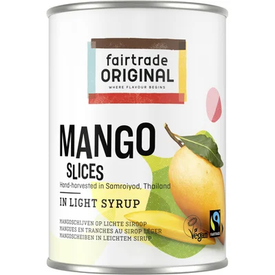 Fairtrade Original Mango schijven siroop