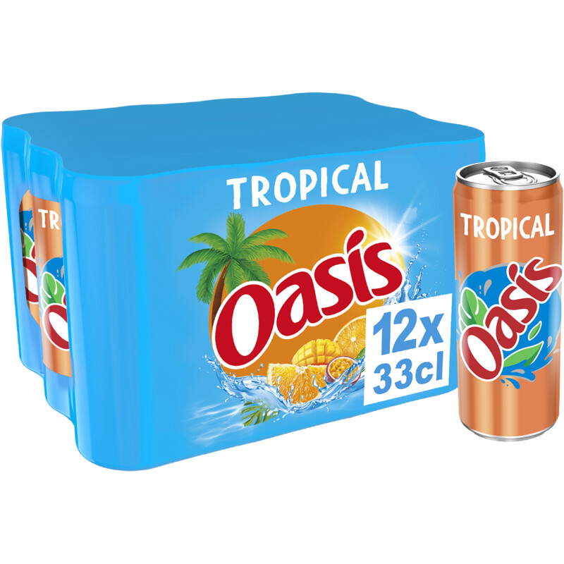 Oasis Tropical 12-pack