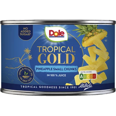 Dole Tropical gold ananas kleine stukjes sap