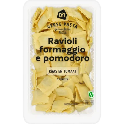 AH Verse ravioli formaggio e pomodoro