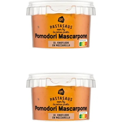 AH Pastasaus tomaat mascarpone 2-pack
