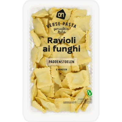 AH Verse ravioli ai funghi