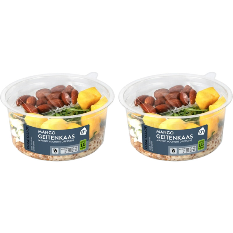 AH Kleine salade mango geitenkaas 2-pack