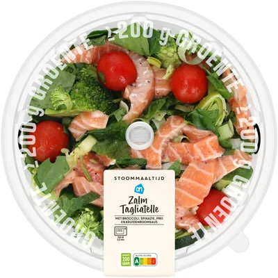AH Stoommaaltijd zalm roomsaus