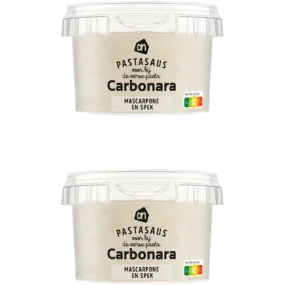 AH Pastasaus carbonara 2-pack