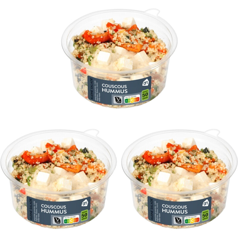 AH Kleine salade couscous hummus 3-pack