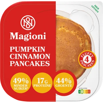 Magioni Pumpkin cinnamon pancakes