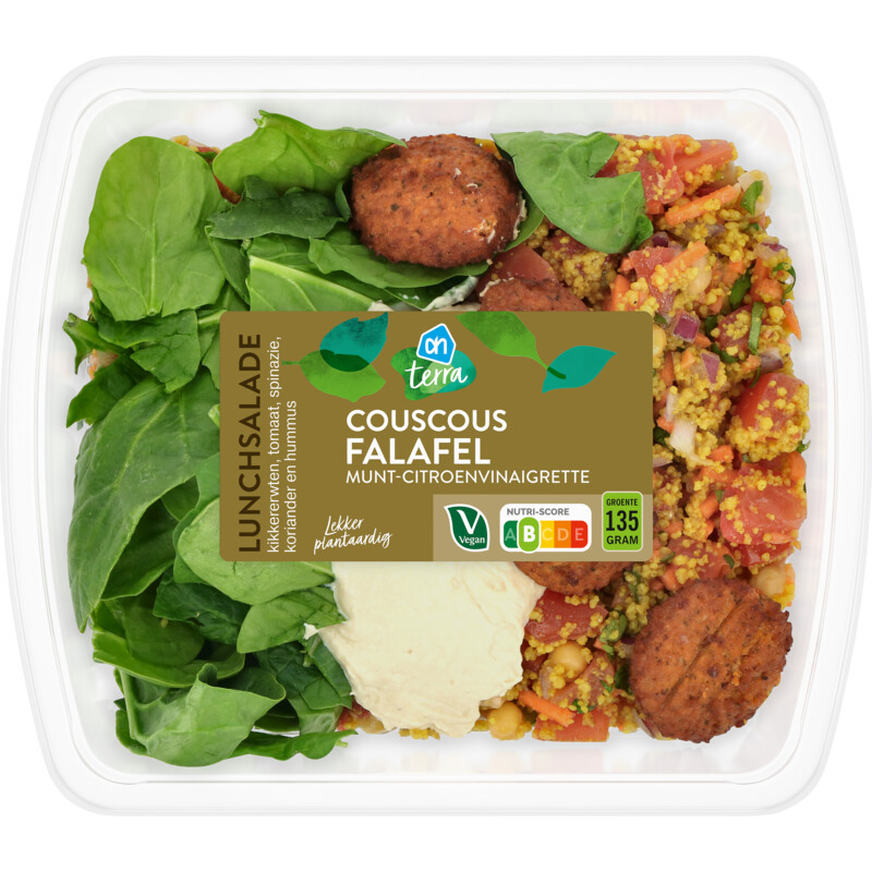AH Terra Lunchsalade couscous falafel