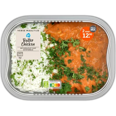 AH Verse maaltijd butter chicken