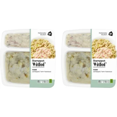 AH Stamppot witlof ham 2-pack