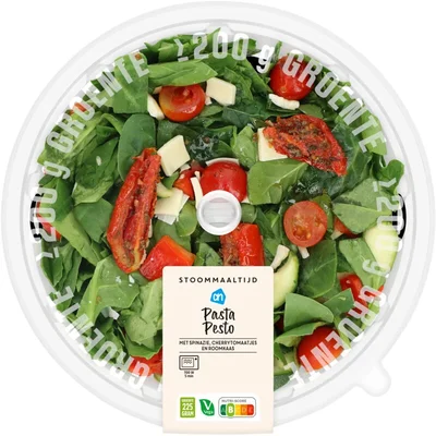 AH Stoommaaltijd pasta pesto